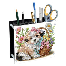 Load image into Gallery viewer, Acrylic Special Shape Diamond Painting Pencil Holder Desktop Ornaments Organizer
