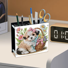 Load image into Gallery viewer, Acrylic Special Shape Diamond Painting Pencil Holder Desktop Ornaments Organizer
