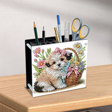 Load image into Gallery viewer, Acrylic Special Shape Diamond Painting Pencil Holder Desktop Ornaments Organizer
