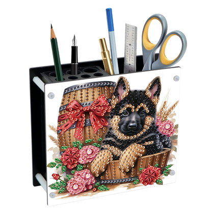 Acrylic Special Shape Diamond Painting Pencil Holder Desktop Ornaments Organizer