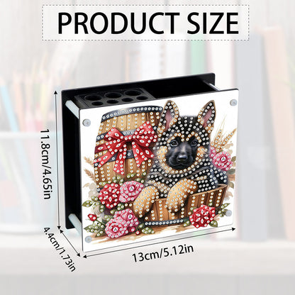 Acrylic Special Shape Diamond Painting Pencil Holder Desktop Ornaments Organizer