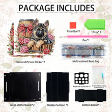 Load image into Gallery viewer, Acrylic Special Shape Diamond Painting Pencil Holder Desktop Ornaments Organizer
