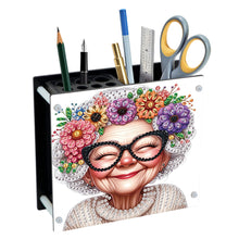 Load image into Gallery viewer, Acrylic Special Shape Diamond Painting Pencil Holder Desktop Ornaments Organizer
