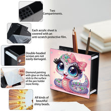 Load image into Gallery viewer, Acrylic Special Shape Diamond Painting Pencil Holder Desktop Ornaments Organizer
