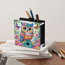 Load image into Gallery viewer, Acrylic Special Shape Diamond Painting Pencil Holder Desktop Ornaments Organizer
