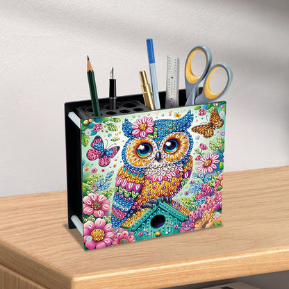 Acrylic Special Shape Diamond Painting Pencil Holder Desktop Ornaments Organizer