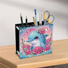 Load image into Gallery viewer, Acrylic Special Shape Diamond Painting Pencil Holder Desktop Ornaments Organizer
