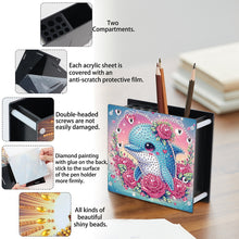 Load image into Gallery viewer, Acrylic Special Shape Diamond Painting Pencil Holder Desktop Ornaments Organizer
