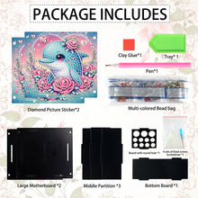 Load image into Gallery viewer, Acrylic Special Shape Diamond Painting Pencil Holder Desktop Ornaments Organizer
