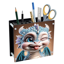 Load image into Gallery viewer, Acrylic Special Shape Diamond Painting Pencil Holder Desktop Ornaments Organizer
