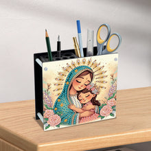 Load image into Gallery viewer, Acrylic Special Shape Diamond Painting Pencil Holder Desktop Ornaments Organizer
