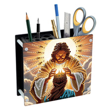 Load image into Gallery viewer, Acrylic Special Shape Diamond Painting Pencil Holder Desktop Ornaments Organizer

