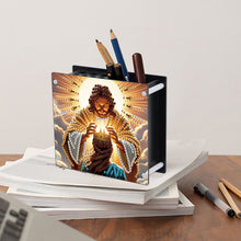 Load image into Gallery viewer, Acrylic Special Shape Diamond Painting Pencil Holder Desktop Ornaments Organizer
