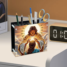 Load image into Gallery viewer, Acrylic Special Shape Diamond Painting Pencil Holder Desktop Ornaments Organizer
