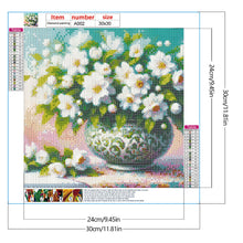Load image into Gallery viewer, Diamond Painting - Full Round - Gardenia (30*30CM)
