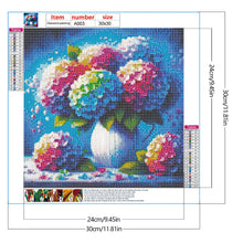Load image into Gallery viewer, Diamond Painting - Full Round - Hydrangea (30*30CM)
