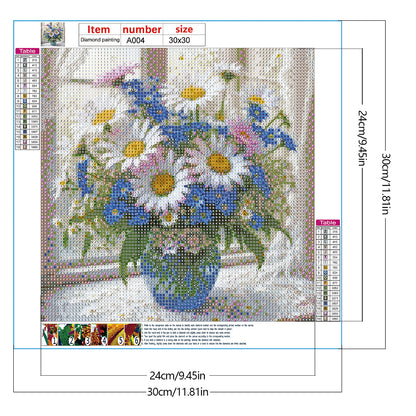 Diamond Painting - Full Round - Daisy (30*30CM)