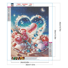 Load image into Gallery viewer, Diamond Painting - Full Round - Rose Pearl Heart (30*40CM)

