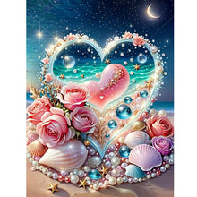 Load image into Gallery viewer, Diamond Painting - Full Round - Rose Pearl Heart (30*40CM)
