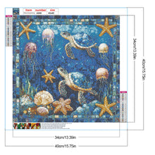 Load image into Gallery viewer, Diamond Painting - Full Round - Undersea Creatures (40*40CM)
