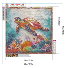 Load image into Gallery viewer, Diamond Painting - Full Round - Sea Turtle (40*40CM)
