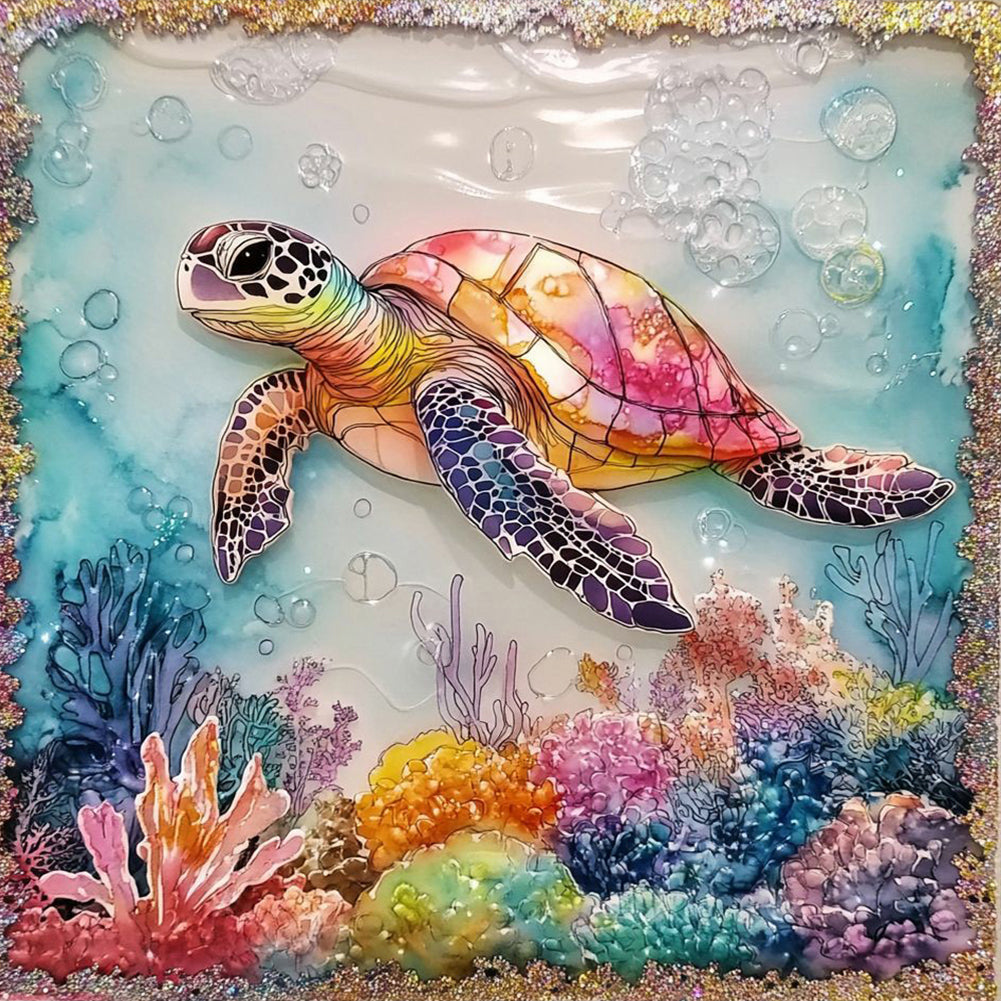 Diamond Painting - Full Round - Sea Turtle (40*40CM)