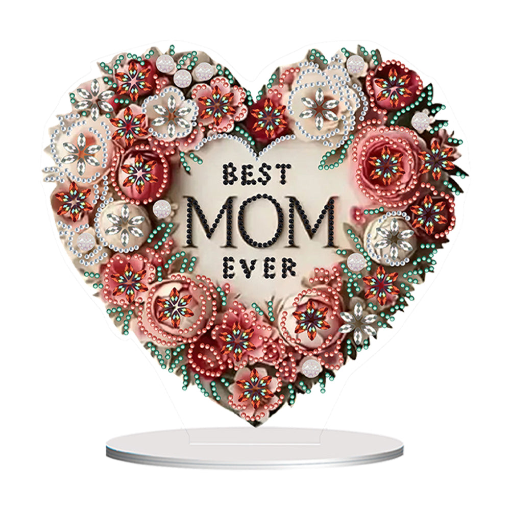 Acrylic Special Shaped Beautiful Pattern 5D DIY Diamond Art Tabletop Decorations