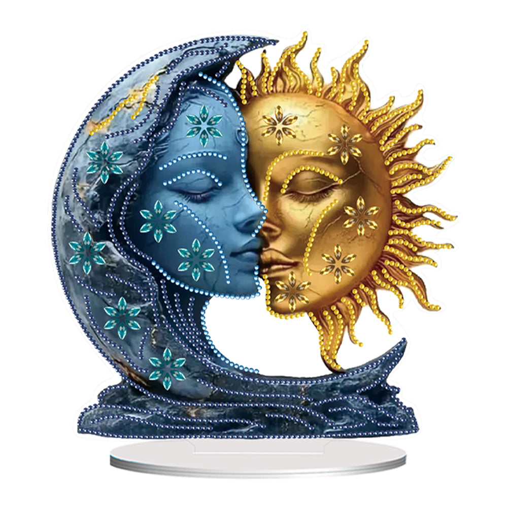 Acrylic Special Shaped Beautiful Pattern 5D DIY Diamond Art Tabletop Decorations