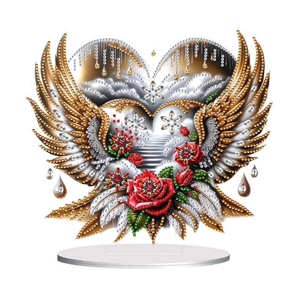 Acrylic Special Shaped Beautiful Pattern 5D DIY Diamond Art Tabletop Decorations