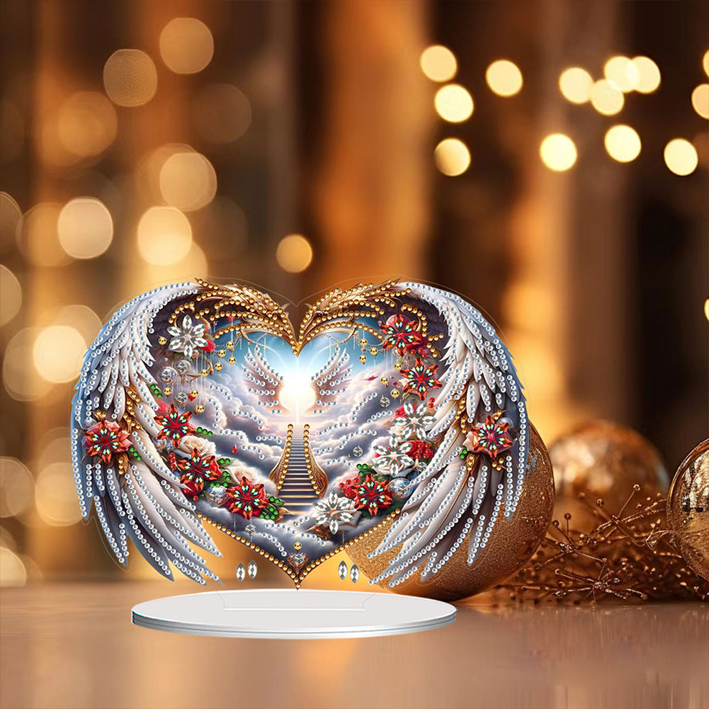Acrylic Special Shaped Beautiful Pattern 5D DIY Diamond Art Tabletop Decorations
