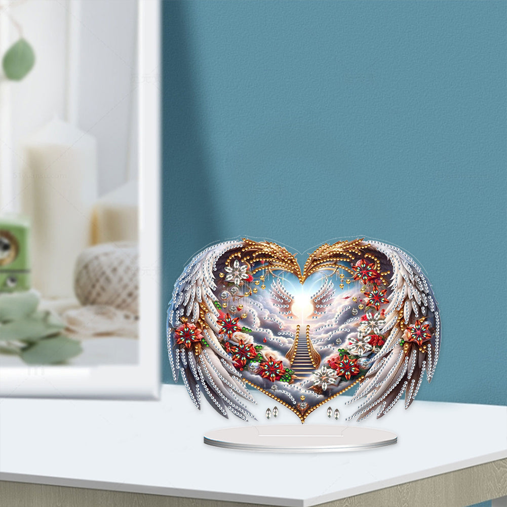 Acrylic Special Shaped Beautiful Pattern 5D DIY Diamond Art Tabletop Decorations