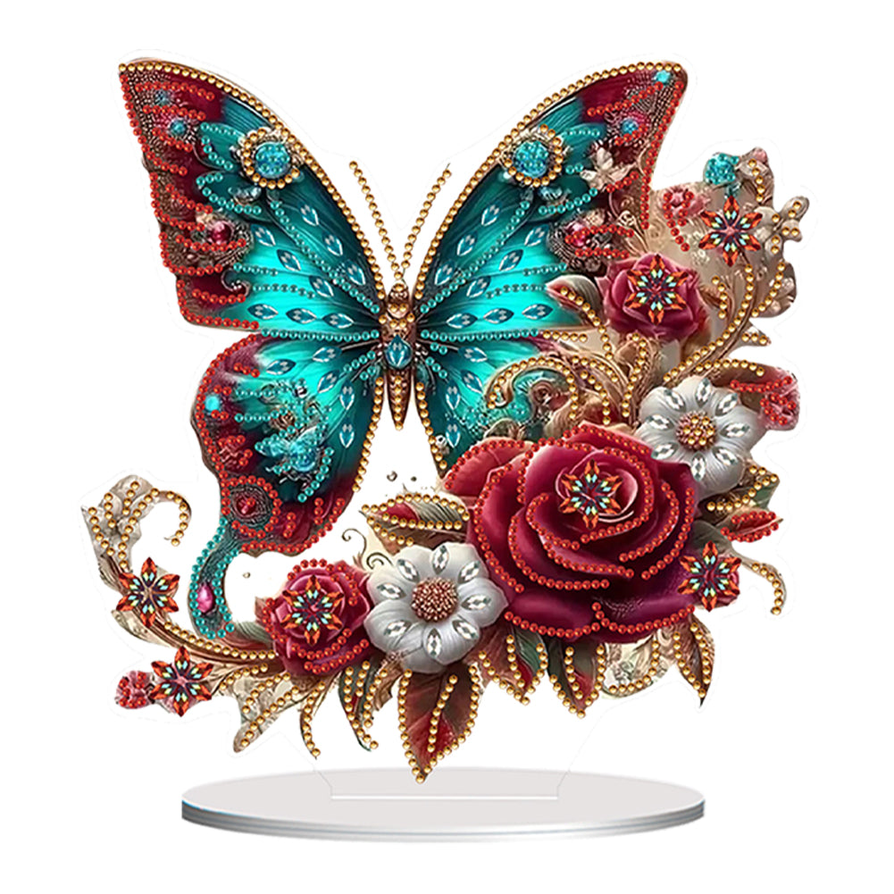 Acrylic Special Shaped Beautiful Pattern 5D DIY Diamond Art Tabletop Decorations