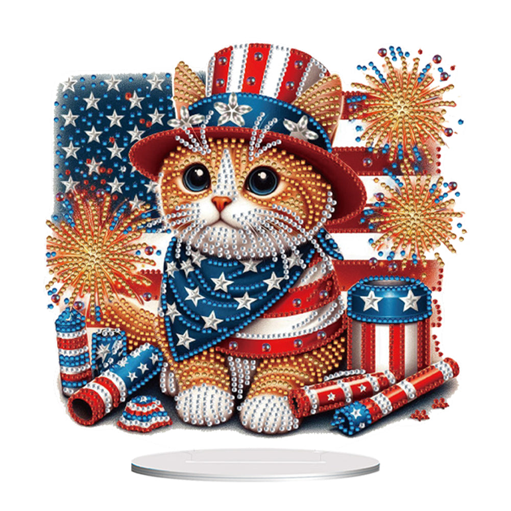 Acrylic Special Shaped Beautiful Pattern 5D DIY Diamond Art Tabletop Decorations