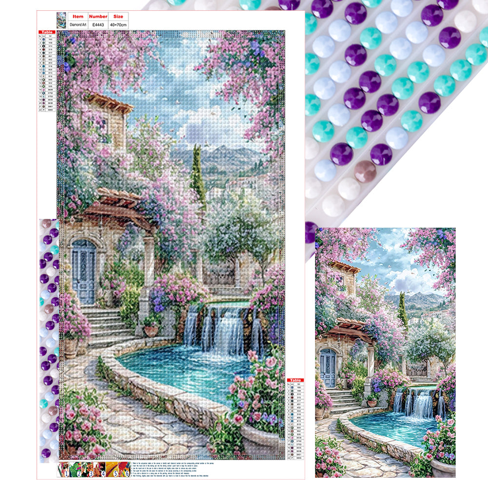 Diamond Painting - Full Round - Cabin Scenery (40*70CM)
