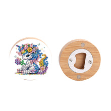 Load image into Gallery viewer, Wooden PET Animals 5D DIY Diamond Art Magnets Bottle Opener Crafts for Beginners

