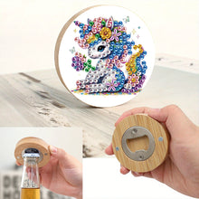 Load image into Gallery viewer, Wooden PET Animals 5D DIY Diamond Art Magnets Bottle Opener Crafts for Beginners
