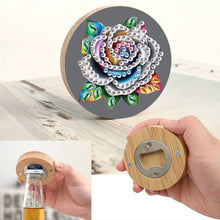 Load image into Gallery viewer, Wooden PET Animals 5D DIY Diamond Art Magnets Bottle Opener Crafts for Beginners

