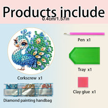 Load image into Gallery viewer, Wooden PET Animals 5D DIY Diamond Art Magnets Bottle Opener Crafts for Beginners
