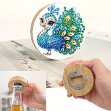 Load image into Gallery viewer, Wooden PET Animals 5D DIY Diamond Art Magnets Bottle Opener Crafts for Beginners
