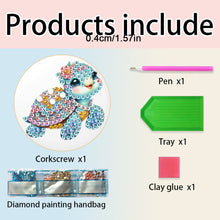 Load image into Gallery viewer, Wooden PET Animals 5D DIY Diamond Art Magnets Bottle Opener Crafts for Beginners
