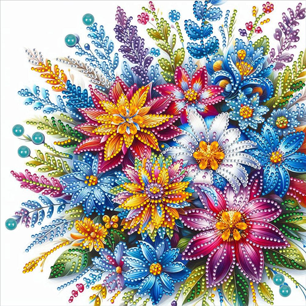 Diamond Painting - Partial Special Shaped - Bouquet (30*30CM)