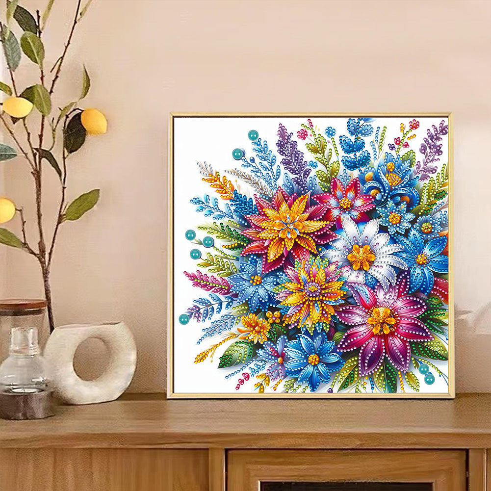 Diamond Painting - Partial Special Shaped - Bouquet (30*30CM)