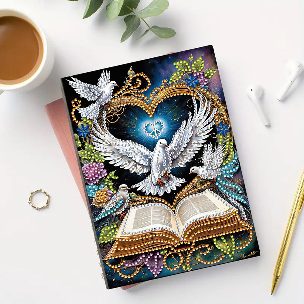 50 Pages A5 Special Shaped 5D Diamond Drawing Book Art Birthdays Gifts for Teens