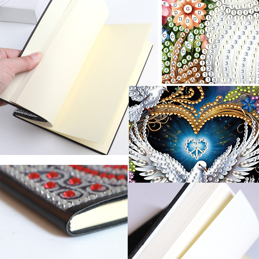 50 Pages A5 Special Shaped 5D Diamond Drawing Book Art Birthdays Gifts for Teens