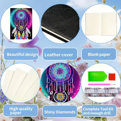 50 Pages A5 Special Shaped 5D Diamond Drawing Book Art Birthdays Gifts for Teens
