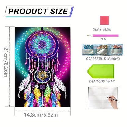 50 Pages A5 Special Shaped 5D Diamond Drawing Book Art Birthdays Gifts for Teens