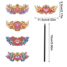 Load image into Gallery viewer, PU Diamond Painting Hairpin Bow Diamond Headware Handmade Hair Sticks for Ladies
