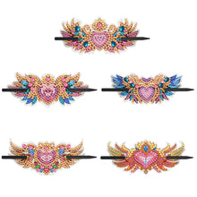 Load image into Gallery viewer, PU Diamond Painting Hairpin Bow Diamond Headware Handmade Hair Sticks for Ladies
