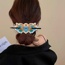 Load image into Gallery viewer, PU Diamond Painting Hairpin Bow Diamond Headware Handmade Hair Sticks for Ladies
