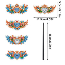 Load image into Gallery viewer, PU Diamond Painting Hairpin Bow Diamond Headware Handmade Hair Sticks for Ladies
